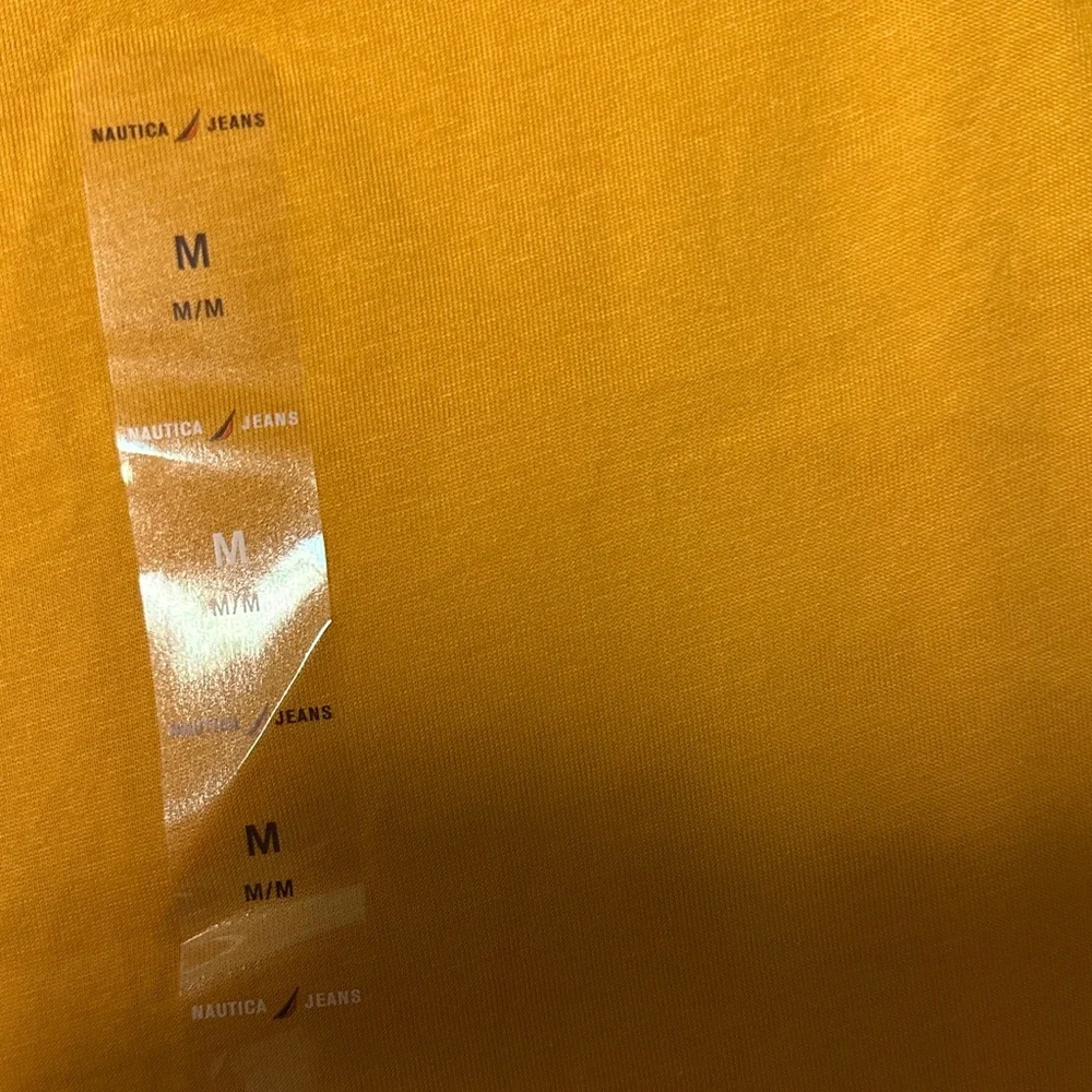 ❣️5|$25❣️Nautica Yellow Tank Top with Lace Trim. 🆕 - Picture 3 of 6